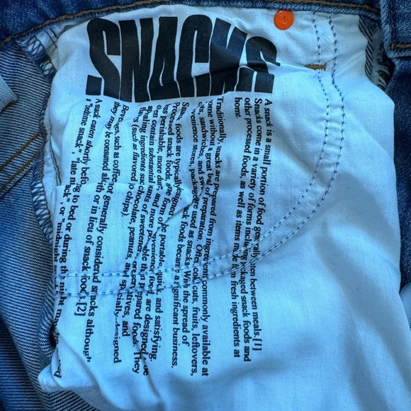 Mother - High-Waist Double Stack Ankle JEAN By Snacks Size 28 - Picture 13 of 16